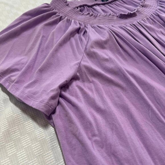 NWOT Size 4X (34/36W) Denim 24/7 Light Purple Pull Over Tunic - Picture 3 of 10